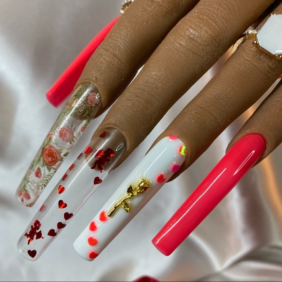 10 piece Press Ons Maximum Square size Medium - Picture 7 of 11